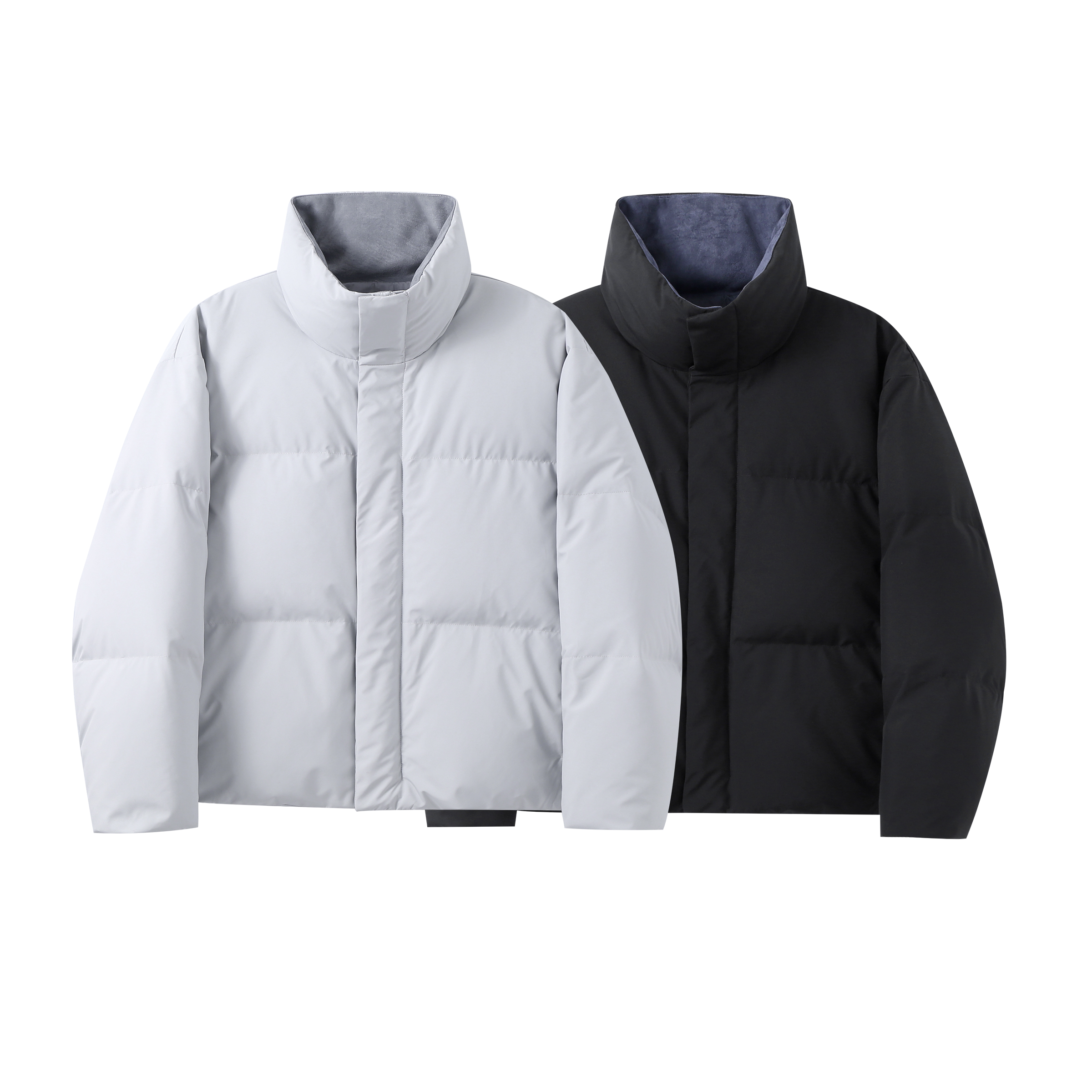 INTERPLAY 短款防泼水鹅绒面包羽绒服