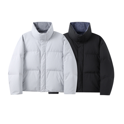 INTERPLAY 短款防泼水鹅绒面包羽绒服