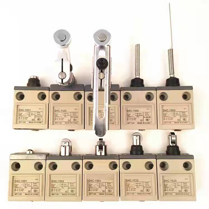 厂促密封防水限位行程开关 D4C1502 1521 1202 自带1米线银触点品