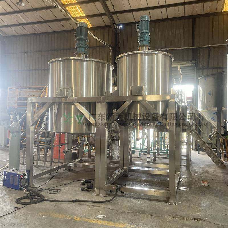 广东供应各类液体混合设备树脂颜料不锈钢搅拌罐化工混料罐