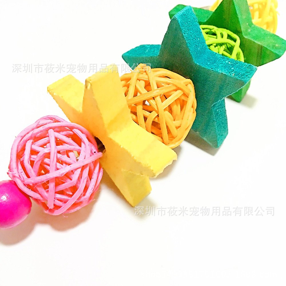 鹦鹉玩具 宠物鸟啃咬玩具 藤球串 积木咬串   30g,宠物/宠物食品及用品,鸟,淘宝优惠券,粉丝福利购,淘宝优惠卷