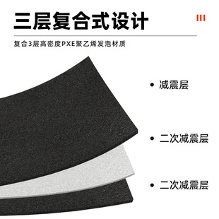 家用楼板隔音垫地面减震垫地板酒吧篮球场防震桌球室降噪消音棉