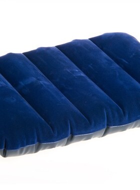 原装正品INTEX充气枕头坐垫旅行枕午休枕颈枕航空枕68672植绒表面