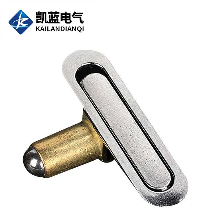 厂家 多媒体箱弹跳锁 集线箱弱电箱锁 圆形带碰珠信息箱锁带柜锁