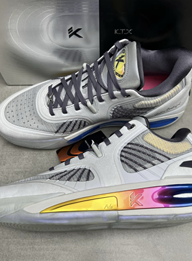 Anta安踏 KT10  减震支撑抗扭 中帮  氮科技 碳板 实战篮球鞋