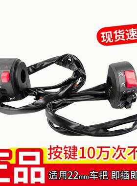 摩托车适用贝纳利黄龙BN300 BJ300 GS500左右手把开关总成大灯