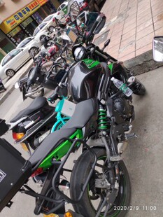 边撑加大垫 适用川崎Z1000 Z900 改装 脚撑加大座 Z650 Z800