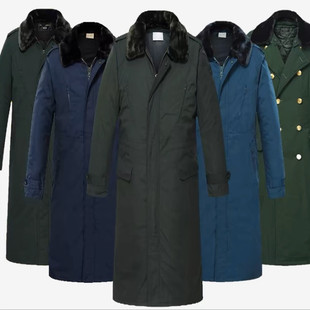 寒区冬常服棉大衣保暖加厚长款可拆卸内胆防水防寒可拆卸双内胆