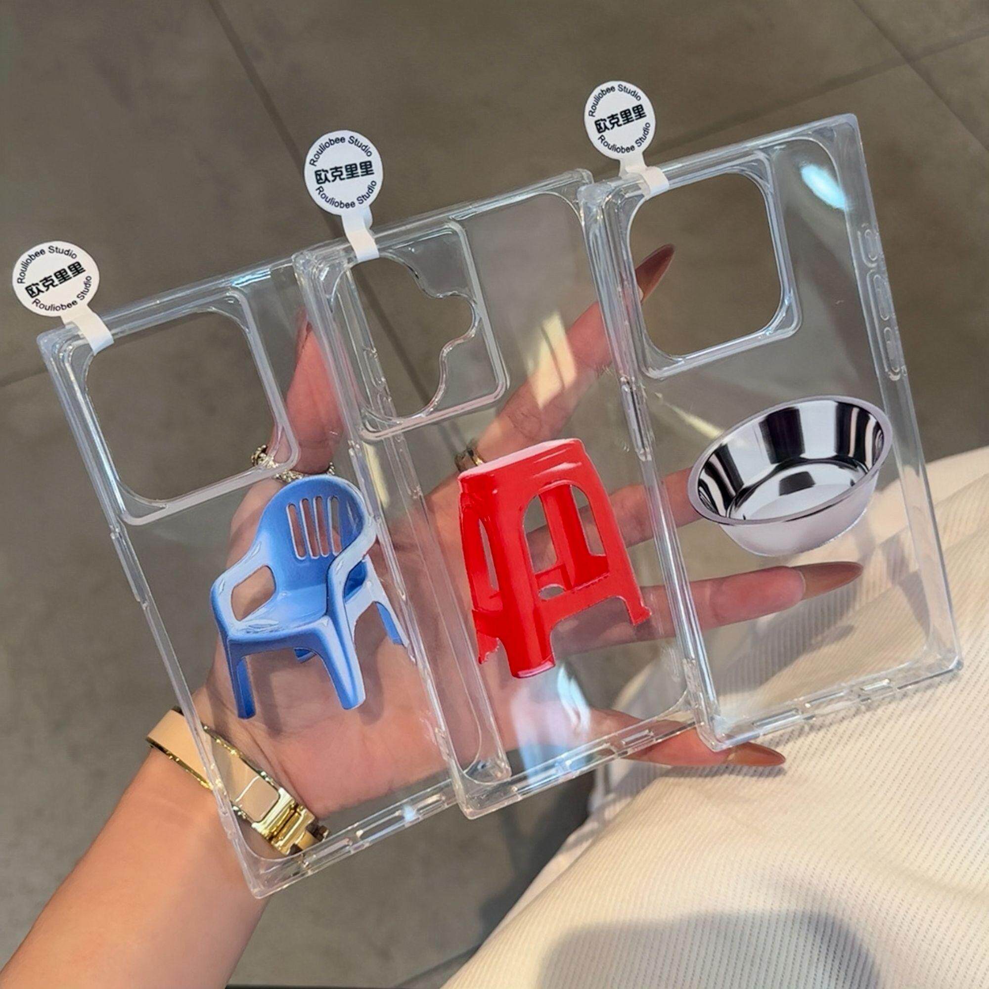 ins新款个性不锈钢盆椅凳情侣手机壳适用iPhone16/15promax搞怪14plus恶搞13pro小众12tpu软壳11清水保护套,3C数码配件,手机保护套/壳,淘宝优惠券,粉丝福利购,淘宝优惠卷