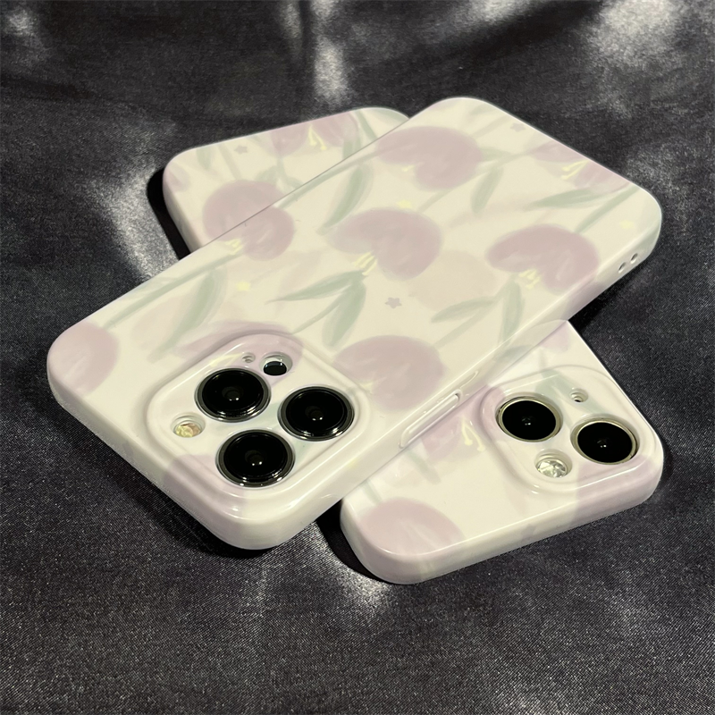 iPhone苹果菲林硬壳赵露思郁金香