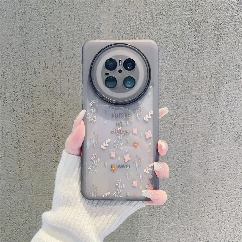 适用华为mate70唯美小碎花手机壳