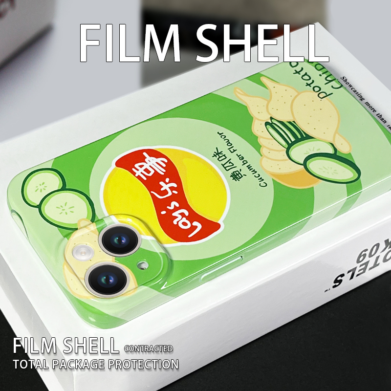 iPhone苹果菲林硬壳乐事薯片搞怪