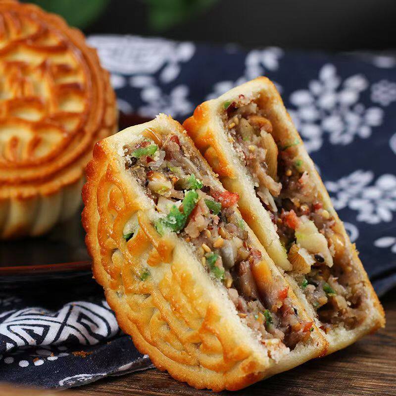 东北老式月饼五仁月饼木糖醇月饼零食糕点点心多种口味月饼