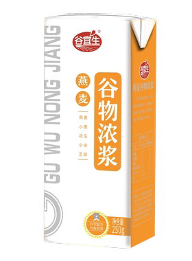 无加蔗糖燕麦奶谷宜生谷物浓浆营养早餐代餐五谷杂粮植物蛋白饮料