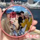 凸面镜旅行拍照小镜子随身便携自拍打卡手持镜吧唧小圆镜出片神器