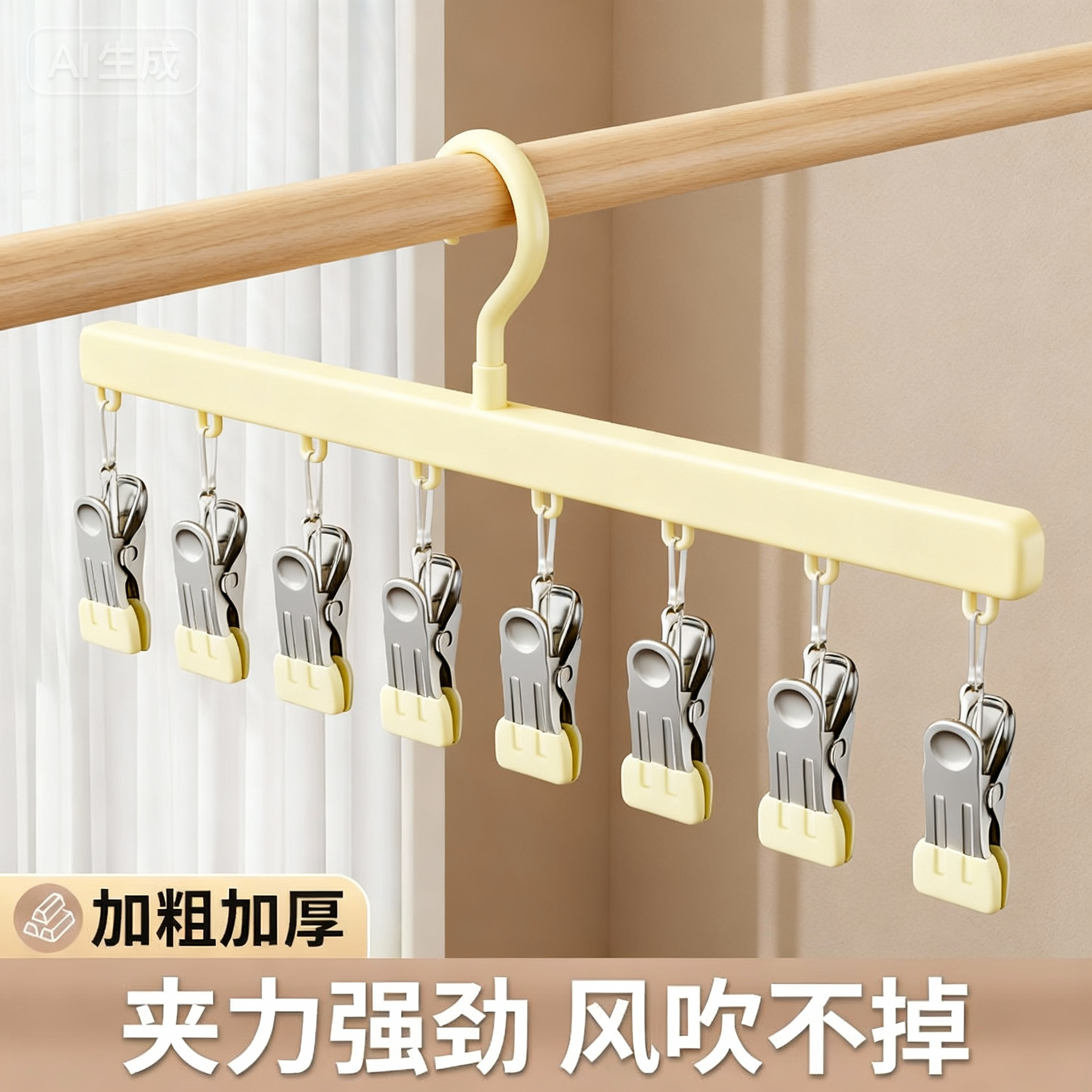 袜子晾晒架婴儿衣服晒袜子神器