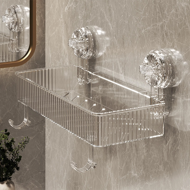 吸盘置物架浴室卫生间免打孔墙上壁挂式家用沐浴露化妆品收纳架子,家庭/个人清洁工具,浴室角架/置物架,淘宝优惠券,粉丝福利购,淘宝优惠卷