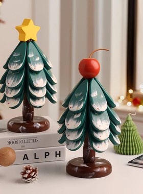 圣诞树隔热垫新款餐桌高级感摆件