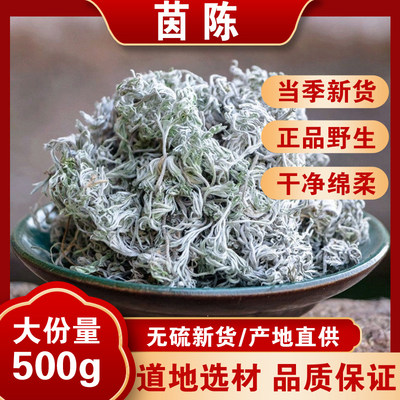 茵陈中药材500克无硫放心泡水