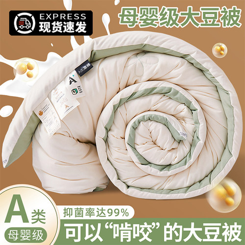 A类抗菌大豆被加厚保暖
