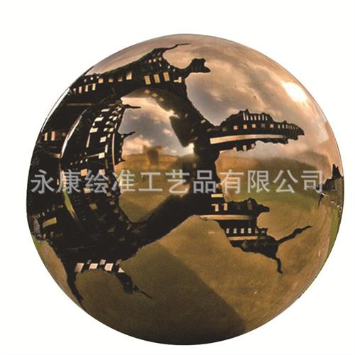 不锈钢球创意镜面高光球体雕塑