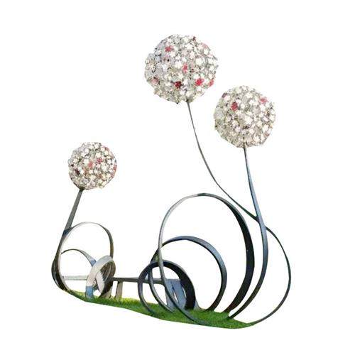 不锈钢雕塑制作户外公共区创意蒲公英装饰坐凳园林景观美陈座椅,基础建材,砂岩雕刻,淘宝优惠券,粉丝福利购,淘宝优惠卷