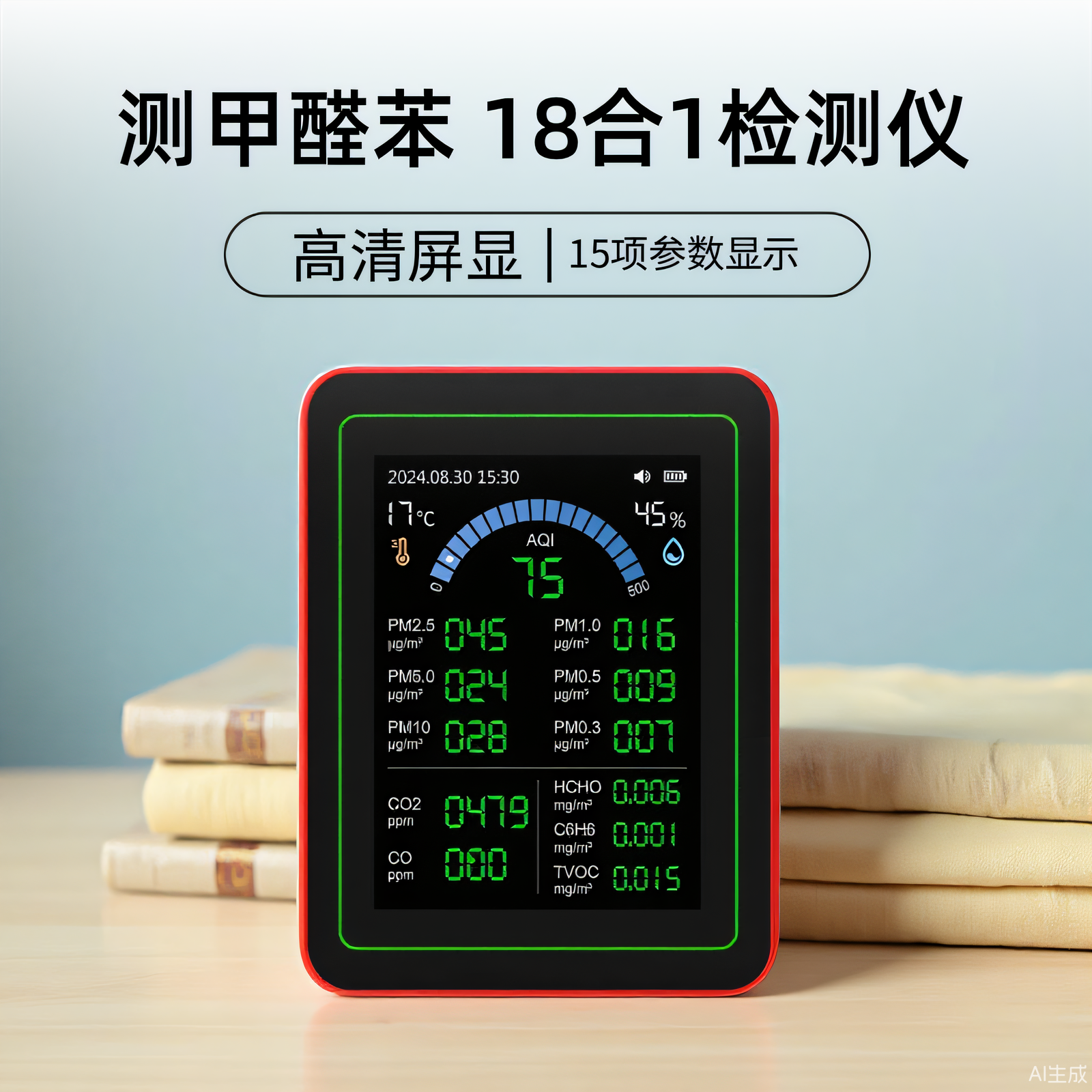 甲醛一氧化碳CO2苯C6H6检测仪