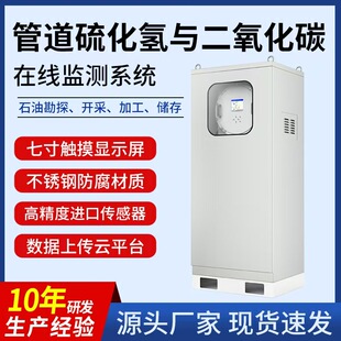 管道硫化氢检测仪二氧化碳在线监测系统 石油开采CO2气体浓度检测