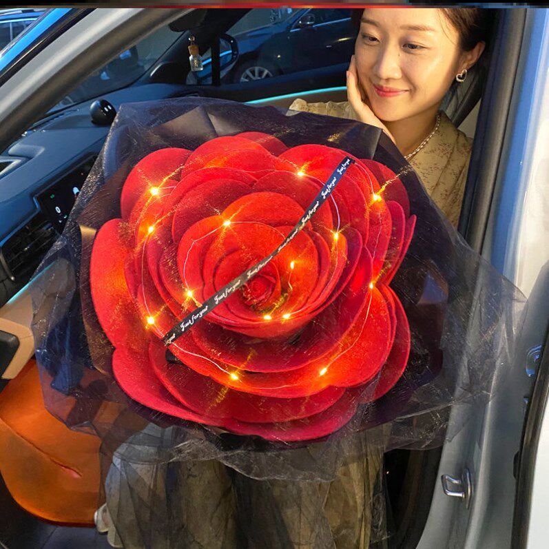 超级大的巨型一朵玫瑰花超大一支玫瑰花巨大成品一大朵超大朵大号