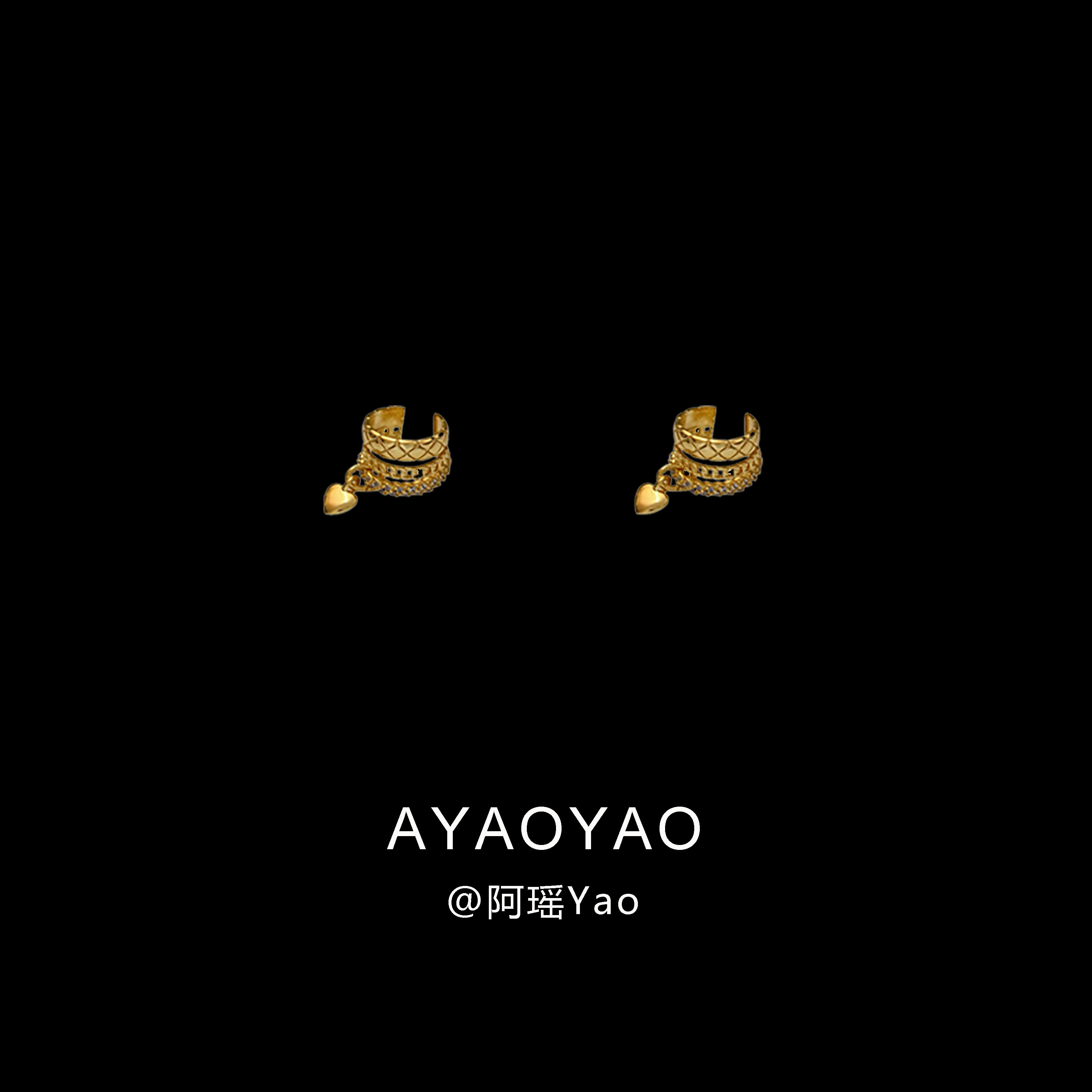 阿瑶无痛耳骨夹女高级感轻奢个性珍珠爱心耳坠耳挂气质网红耳饰潮,饰品/流行首饰/时尚饰品新,耳夹,淘宝优惠券,粉丝福利购,淘宝优惠卷