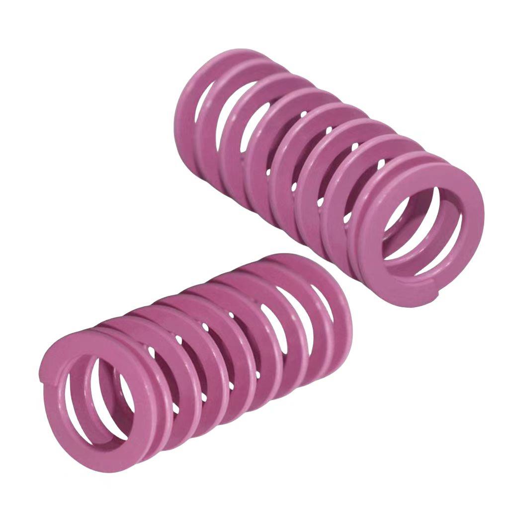 T-SWC外径10-12浅紫色合金钢小力度矩形螺旋模具弹簧