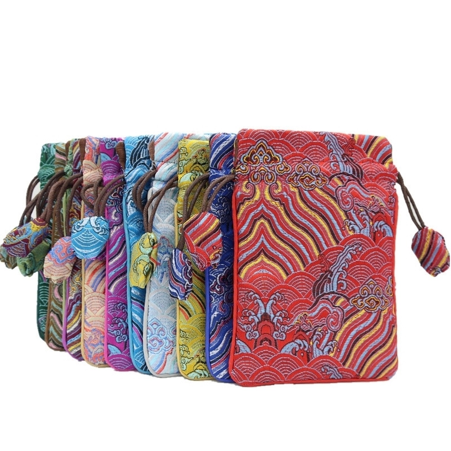 文玩袋首饰高档刺绣收纳袋盘玩抽绳锦囊小号收纳饰品双层束口布袋,饰品/流行首饰/时尚饰品新,首饰袋,淘宝优惠券,粉丝福利购,淘宝优惠卷