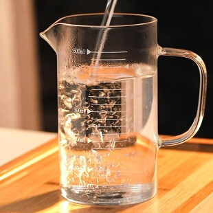 玻璃量杯带刻度有手柄食品级多功能家用厨房烘焙家用毫升儿童量杯