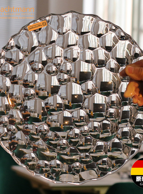 Nachtmann德国进口水晶玻璃SPHERE水立方水果盘干果盘客厅欧式