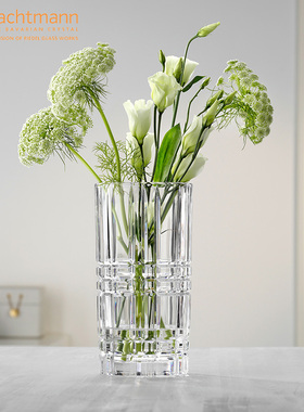 德国进口nachtmann欧式水晶玻璃客厅花瓶餐桌花瓶富贵竹家居摆件