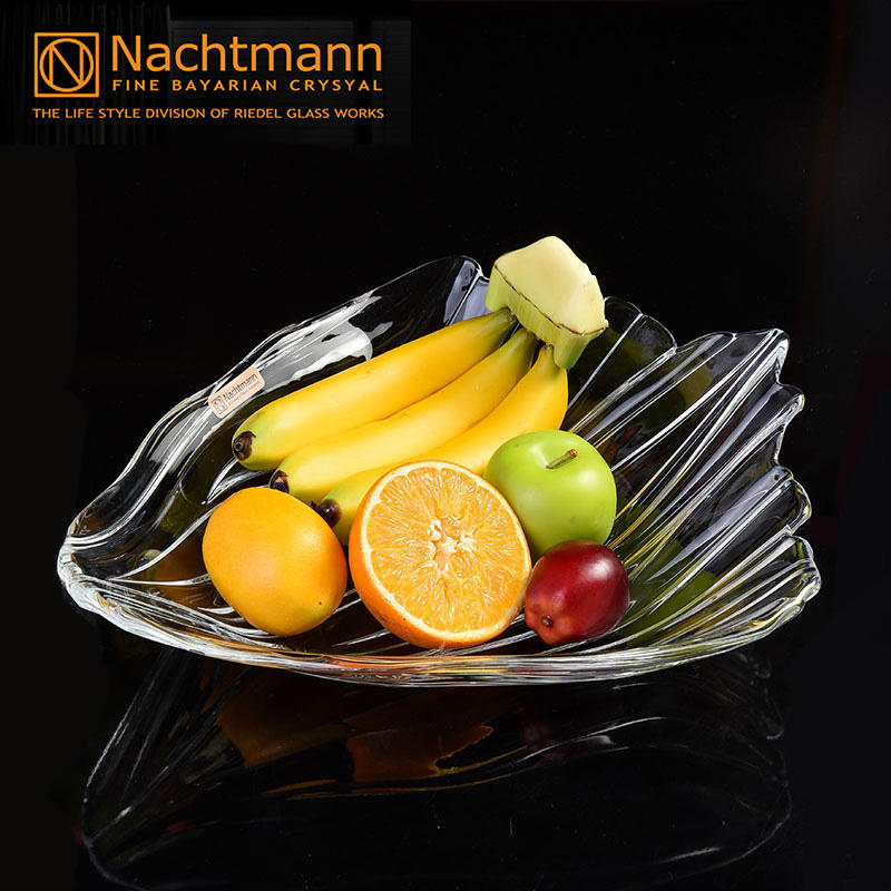 Nachtmann德国进口高档轻奢水晶玻璃果盘家用客厅茶几创意欧式