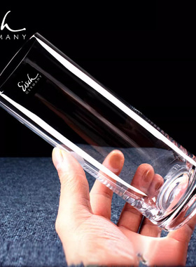 德国进口水晶玻璃果汁饮料牛奶杯调酒杯威士忌洋酒杯耐热喝水杯子