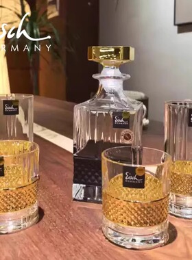 德国进口水晶玻璃威士忌酒杯洋酒杯子轻奢欧式高端家用送礼礼盒