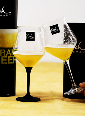 德国进口水晶玻璃高脚啤酒杯红酒杯套装送礼欧式高档轻奢高级感