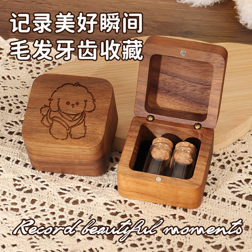 宠物毛发牙齿保存瓶猫狗照片定制