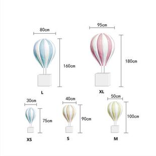 玻璃钢仿真热气球雕塑户外公园广场商业街游乐园婚庆装 饰落地摆件