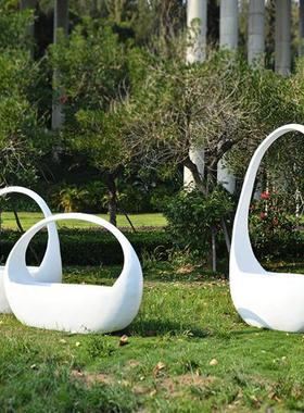 创意玻璃钢花篮雕塑园林景观房地产广场公园庭小区草坪装饰大摆件