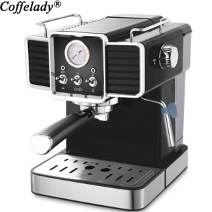 全不锈钢机身浓缩咖啡机 咖啡机压力式 Coffelay 20bar半自动意式
