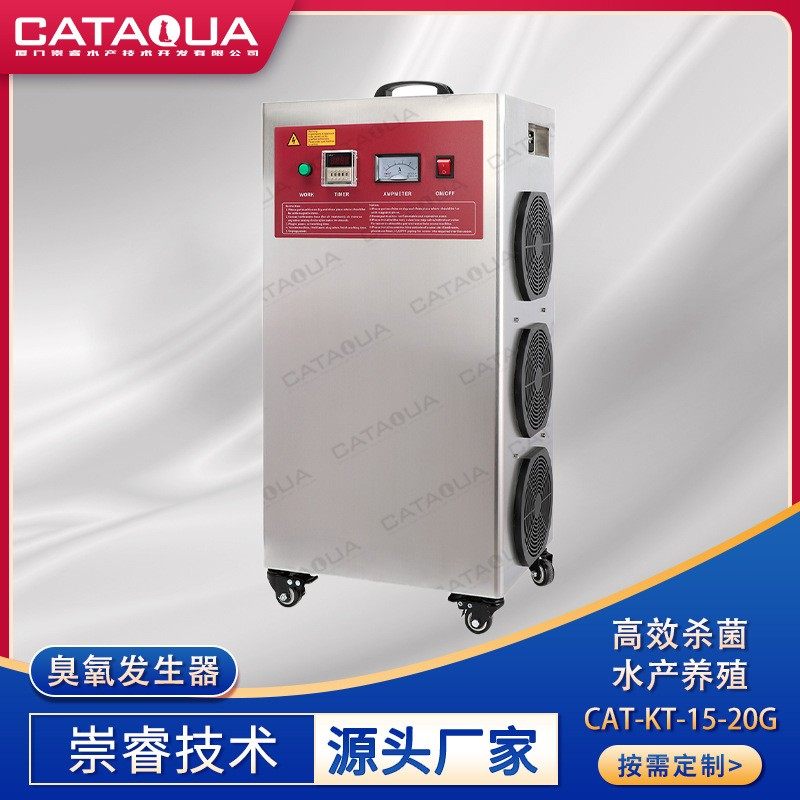 崇睿循环水系统 臭氧发生器 水处理空气源脱色除藻设备