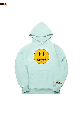 drew house drew笑脸印花休闲宽松连帽卫衣