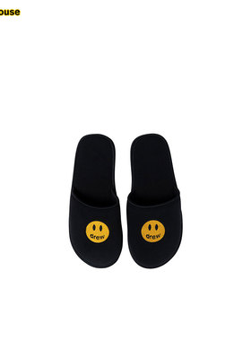 drew house mascot笑脸绒拖鞋