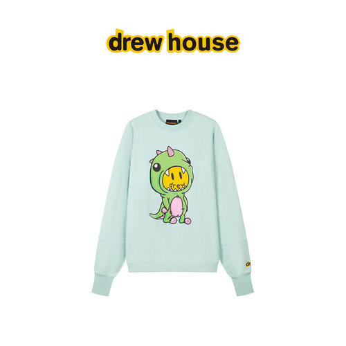 drewhouse圆领拼接卫衣