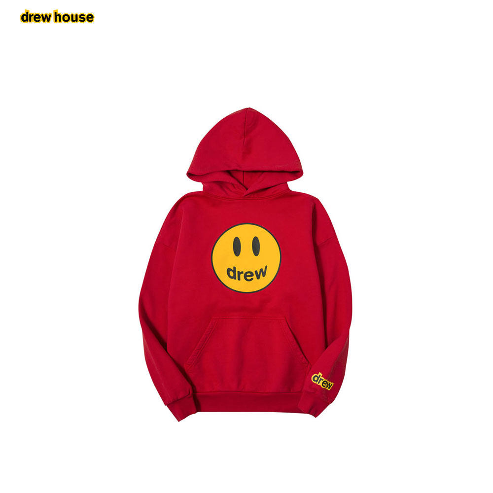drewhouse笑脸图案宽松连帽卫衣