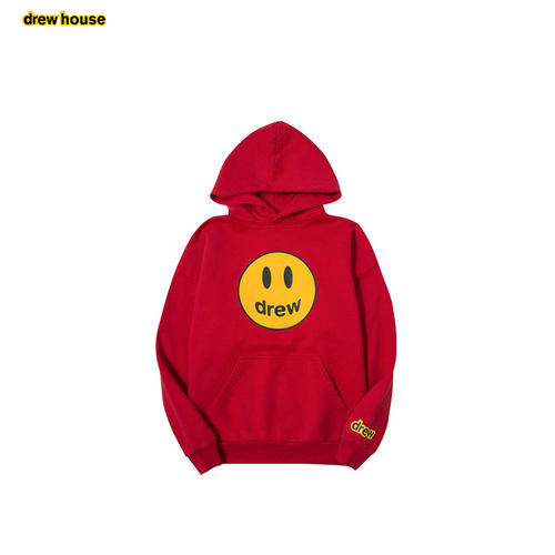 drewhouse笑脸图案宽松连帽卫衣