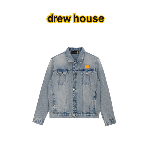 drewhouse浮雕笑脸牛仔外套
